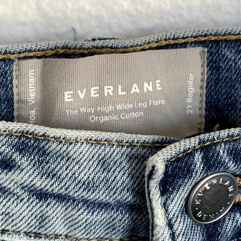 Everlane NWT  The Way High Wide Leg Flare Jeans in Blue