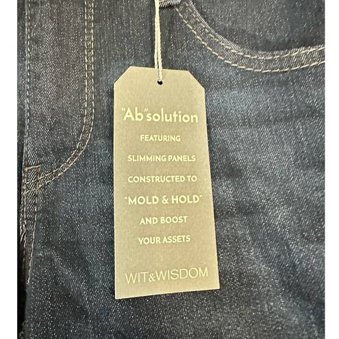 Bermuda Wit & Wisdom Ab'solution Jean Shorts Women's 2 Dark Blue Denim  NWT