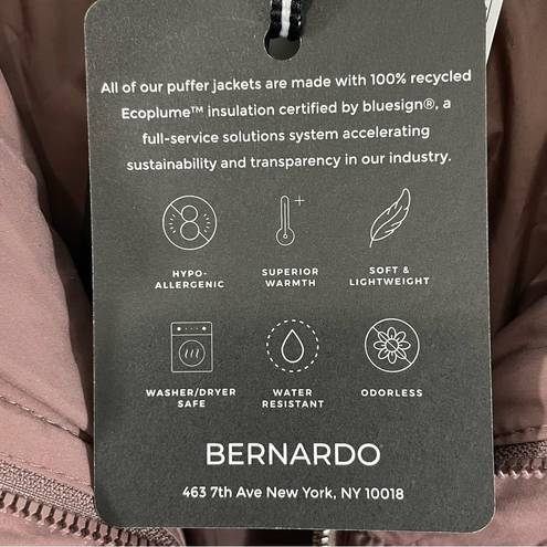 Bernardo NWT  Town Square Long Winter Puffer Coat in Peppercorn Size 1X