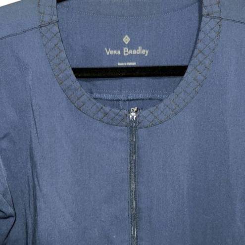 Vera Bradley  Navy Julia‎ Warm-Up Jacket, scrub, Full zip XS