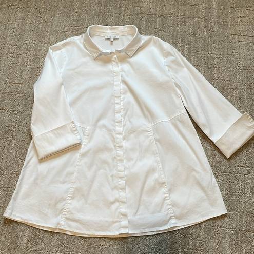 Habitat  white tunic blouse Sz S