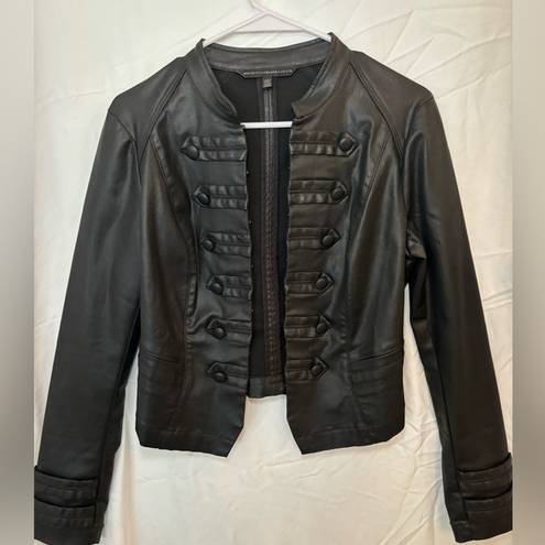 White House | Black Market  Black Leather Jacket