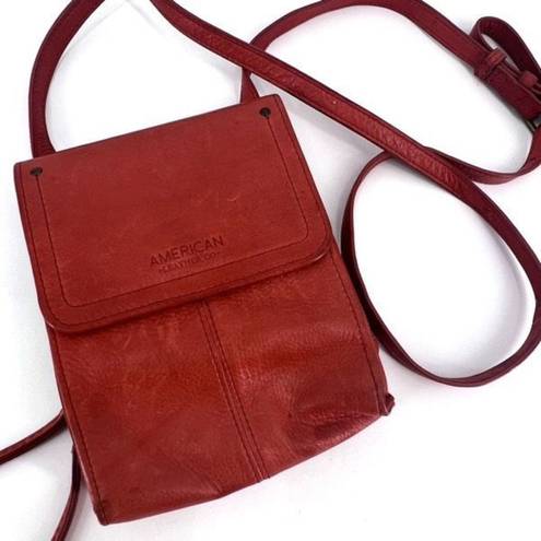 Krass&co American Leather . Women's Tandoori Classic Genuine Leather Crossbody Bag