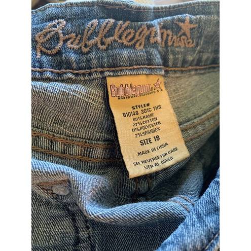 Bubblegum  Women's Size 18 Jeans Blue Medium Wash Denim Straight Leg Vintage