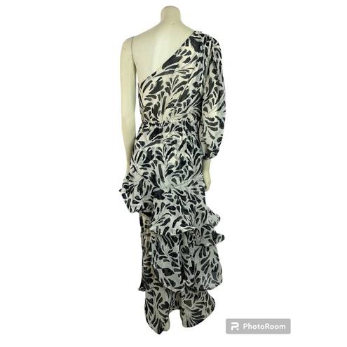 Alexis  Botanical Black & White Dress Size Small