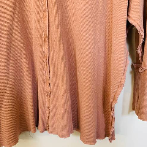 Free People We the Free Pullover Turtleneck Top in Terra Cotta size XS/S