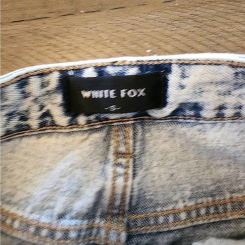 White Fox Boutique White Fox acid wash High Waist High Rise Jeans Denim Small