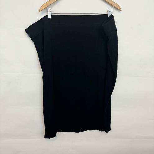 Torrid  Rib Pencil Skirt Black size 5X