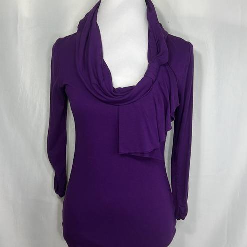 Krass&co NY& Purple Knit blouse top Small