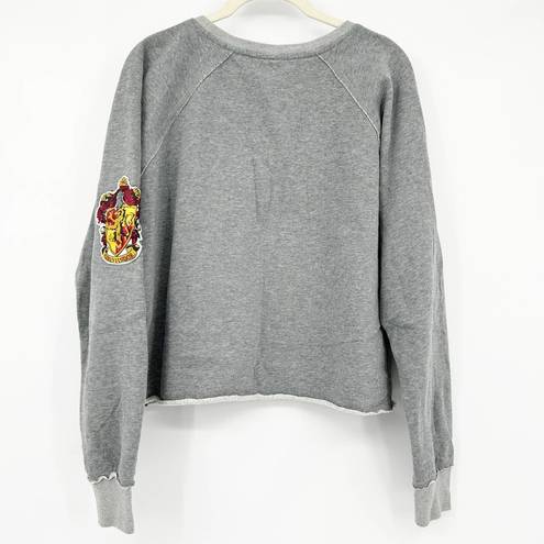 Harry Potter Universal Studios  Gryffindor Pullover Cropped Sweatshirt Size M