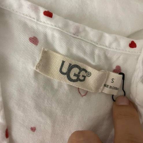 UGG White heart graphic tank