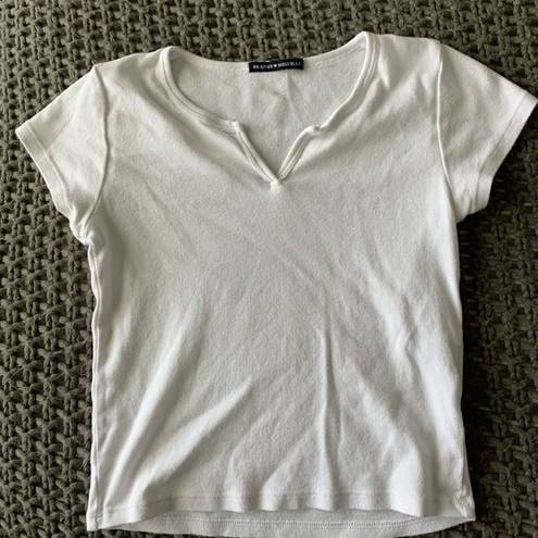 Brandy Melville white baby tee