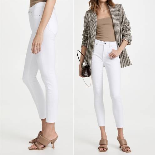 Good American  White Cropped Jeans Good Legs Crop in White001 Women’s Size 28 | 6