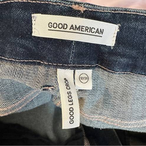 Good American  Good Legs Crop Jeans NEW 12/31 Blue