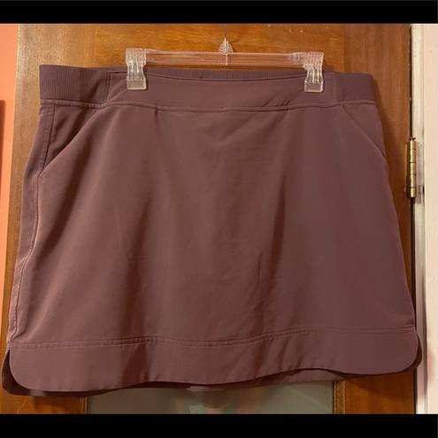 32 Degrees Heat 32 degrees Cool Womens Plum Skort -XL