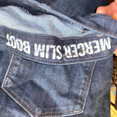 DKNY  Dark Wash Blue Denim Mercer Slim Bootcut Jeans Women's Size 6P Petite