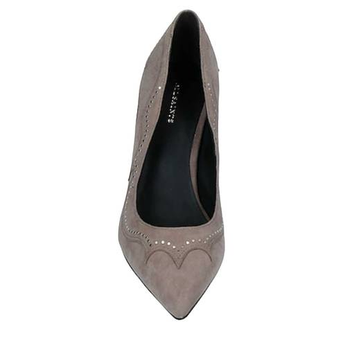 ALLSAINTS NWT  Zehra Studded Pump In Taupe Suede 9