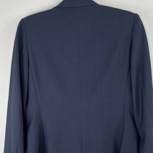 Rafaella  Petites Navy Blue Nautical Single Breasted Suit Blazer 10P NWT