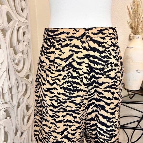 Good American  Summer Boss A-Line Zebra Shorts Size 4 NWOT‎