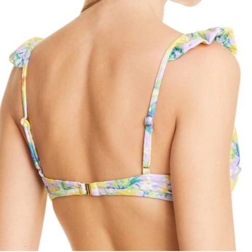 Farm Rio  Lemon Dream Ruffle Bikini Top