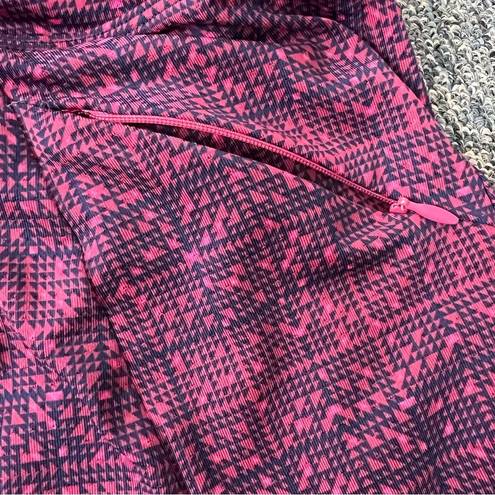 L.L.Bean  Skort Pink and Blue Size Medium Regular