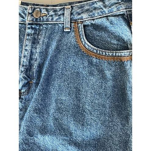 Wrangler Relaxed Fit Western Denim Jean Skirt size 11/12