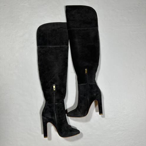 Joie NEW  Bentlee Slouch Genuine Suede Leather Heel Over The Knee Boots Shoes 6.5