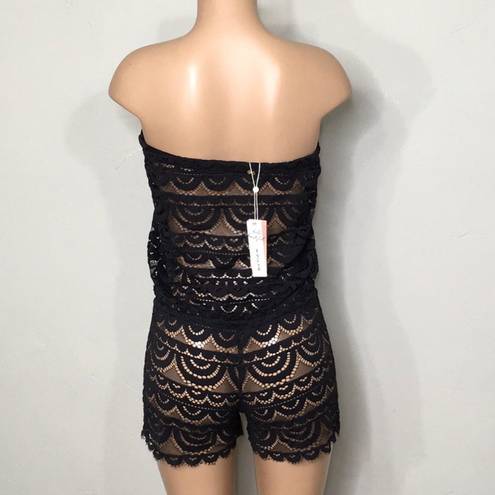 PilyQ New.  midnight lace coverup.