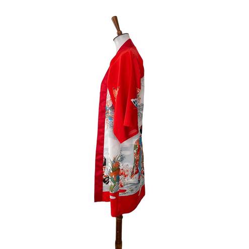 Joli Vintage Japan Kimono Robe Red Size undefined