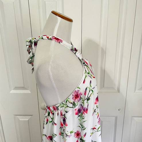 INC Women’s Printed Halter Neck Floral Midi Dress size Medium NWT