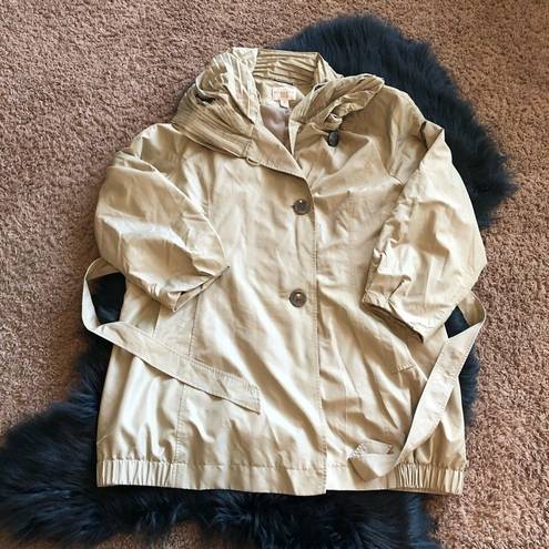 Gallery  vintage beige raincoat size XL