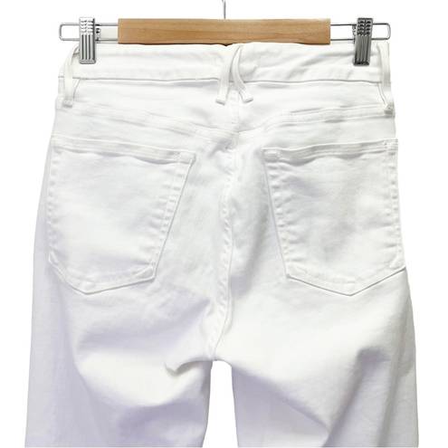 Good American  White Cropped Jeans Good Legs Crop in White001 Women’s Size 28 | 6