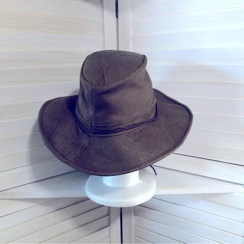 Krass&co Henschel Hat  USA vintage brown Indiana Jones style explorer hat sz women’s M