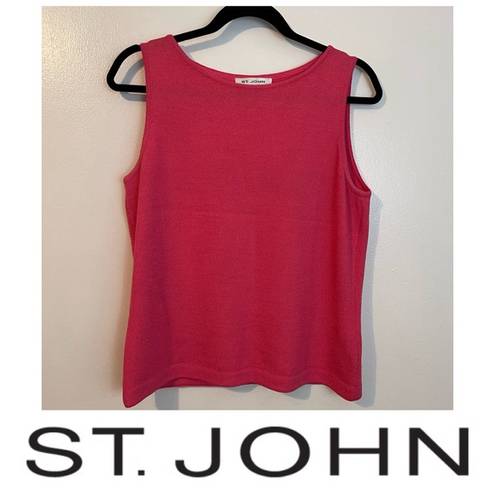 St. John Santana Knit Tank Top Sleeveless Sweater