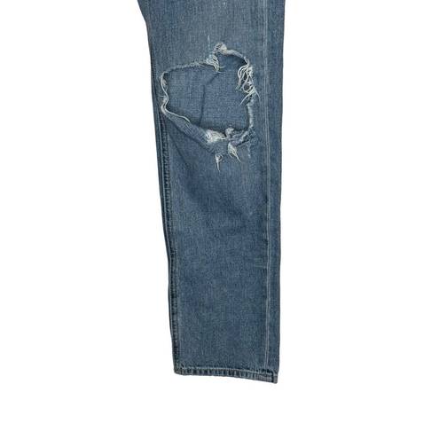 Rag and Bone  Women Jeans Distressed Ripped Boyfriend In Beckers Mid-Rise Cotton 25