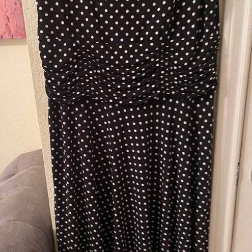 Scarlett Womens plus size black & white sleeveless dress size 16