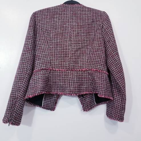 White House | Black Market  Wool Blend Tweed Metallic Blazer