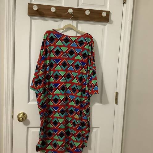 LuLaRoe  Red Modal, Polyester Tunic size medium