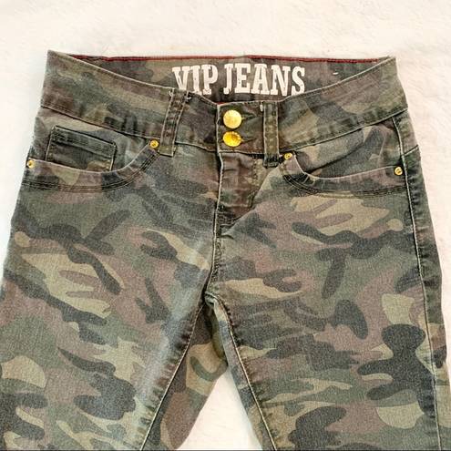 Vip Jeans  Camouflage Stretch Skinny Capri Size 1/2