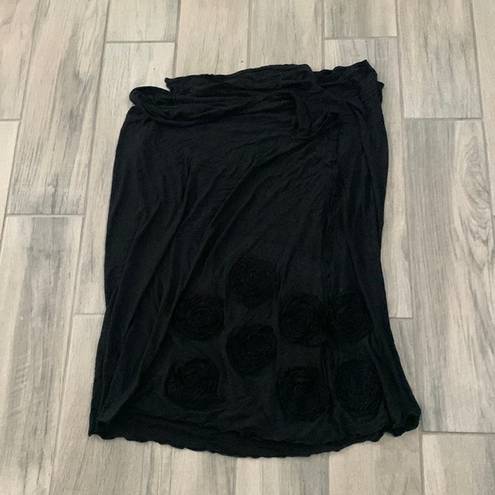 INC  black swim sarong