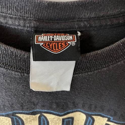 Harley Davidson 2012  Ride Kansas City Mo T Shirt Black Large L Graphic Tee Solid