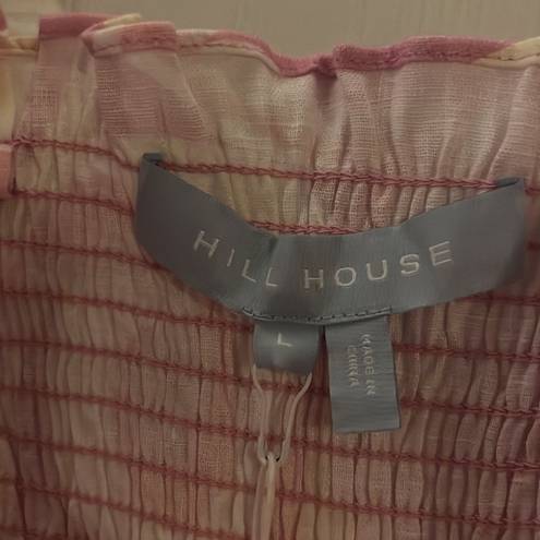 Hill House New  Home The Paz Top Candy Kaleidoscope Pink Print Size Large