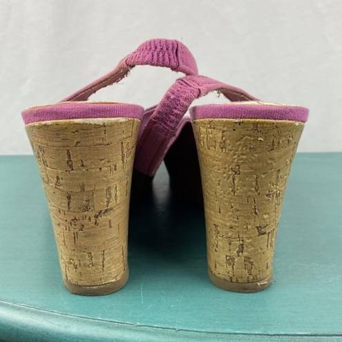 American Eagle  sling back wedge sandals size 10