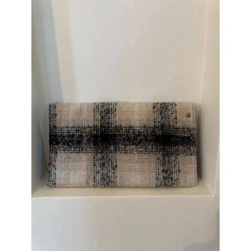 Anthropologie  Schuler & Sons Philadelphia Wool Plaid Clutch