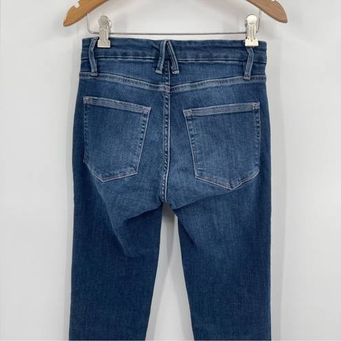 Good American Good Legs Crop, 7/8 length Jeans, sz 0/25