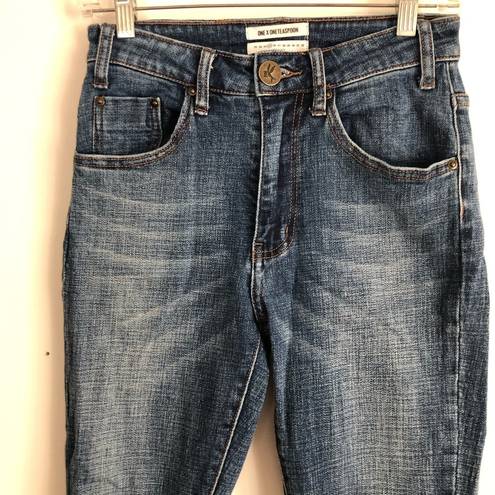 One Teaspoon  High Waist FreeBird II Stretch Fitted Leg Denim Jeans women’s 25