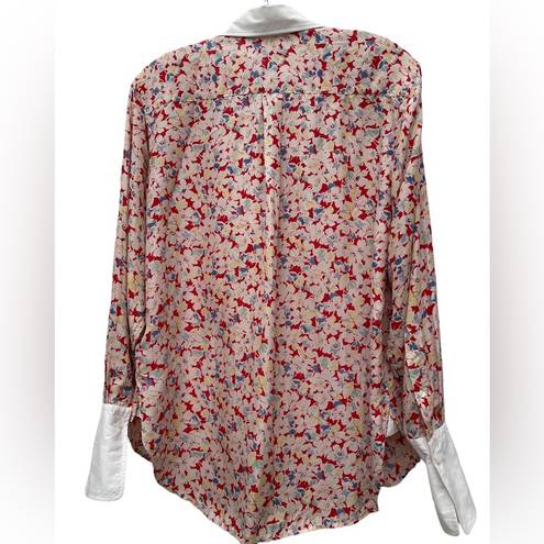 Polo Woman’s  Ralph Lauren floral silk dress shirt