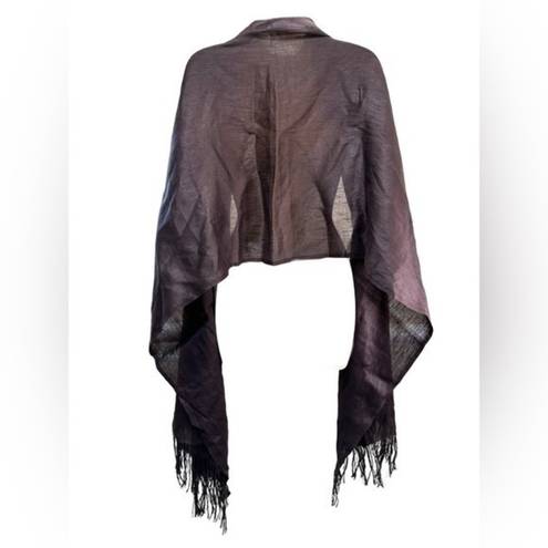 Etcetera  brown Silk and linen blend Scarf/ shawl/wrap