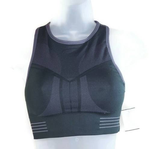 DKNY  Grey Black Reversible Sports Bra Small