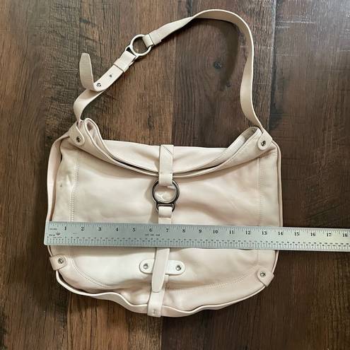 DKNY  peach/nude leather shoulder bag